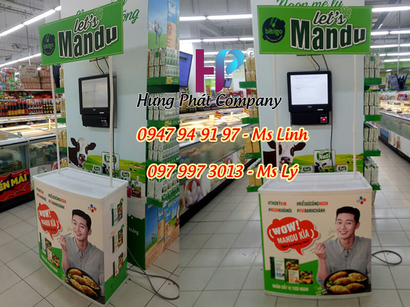 booth quang cao luu dong