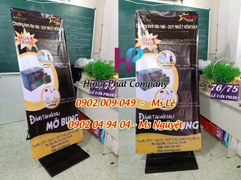 standee quang cao gia re