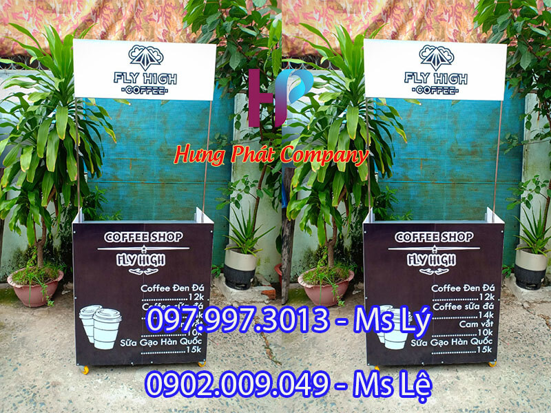 xe lắp ráp lưu động bán trà sữa