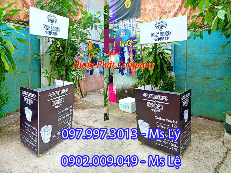 xe lắp ráp lưu động bán cà phê