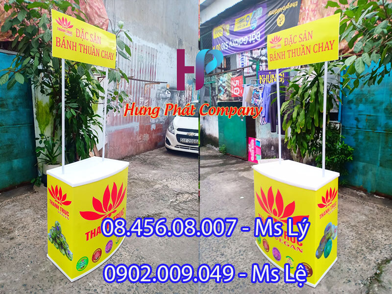 quầy nhựa sampling lắp ráp giá rẻ