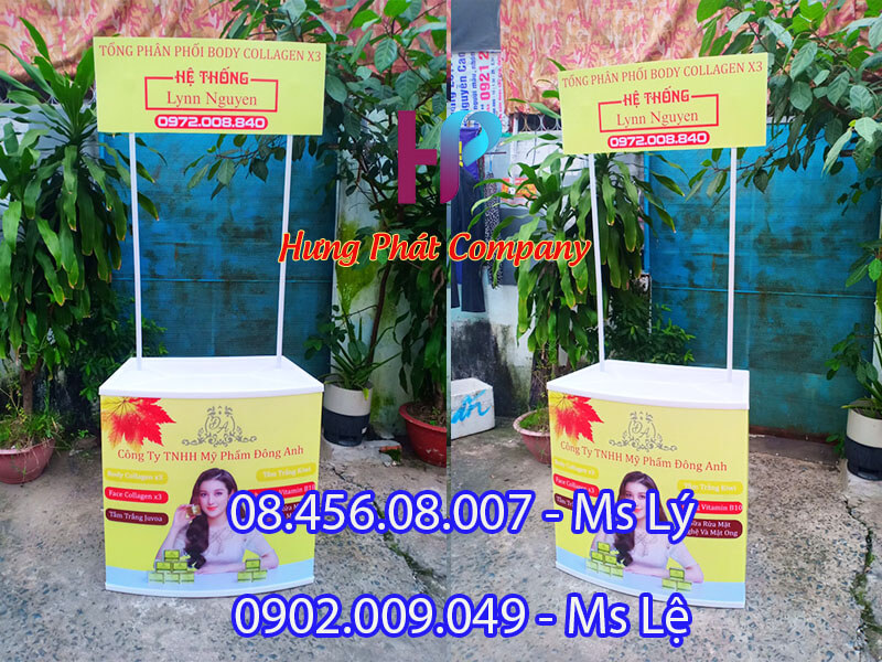 quầy nhựa tiếp thị