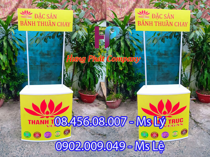 quầy nhựa sampling lắp ráp đẹp