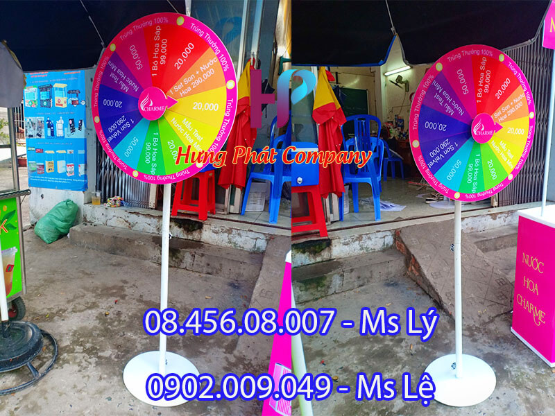 vòng quay trúng thưởng chân sắt