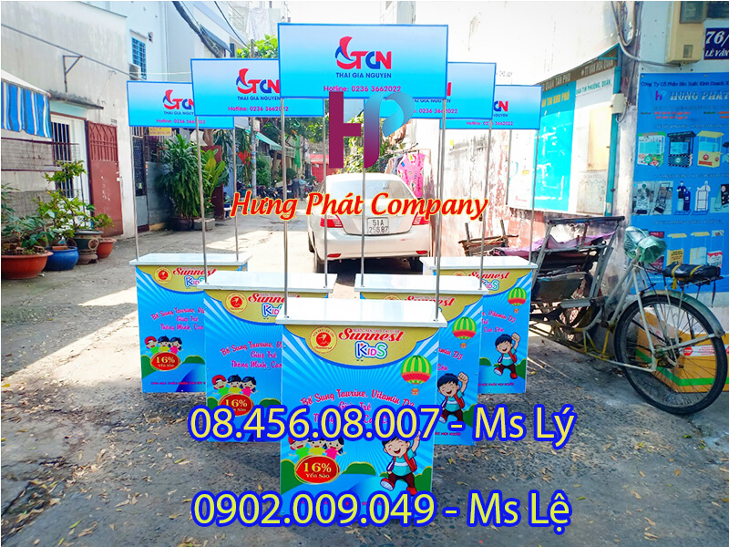 quầy lắp ráp mặt bàn inox tiện ích