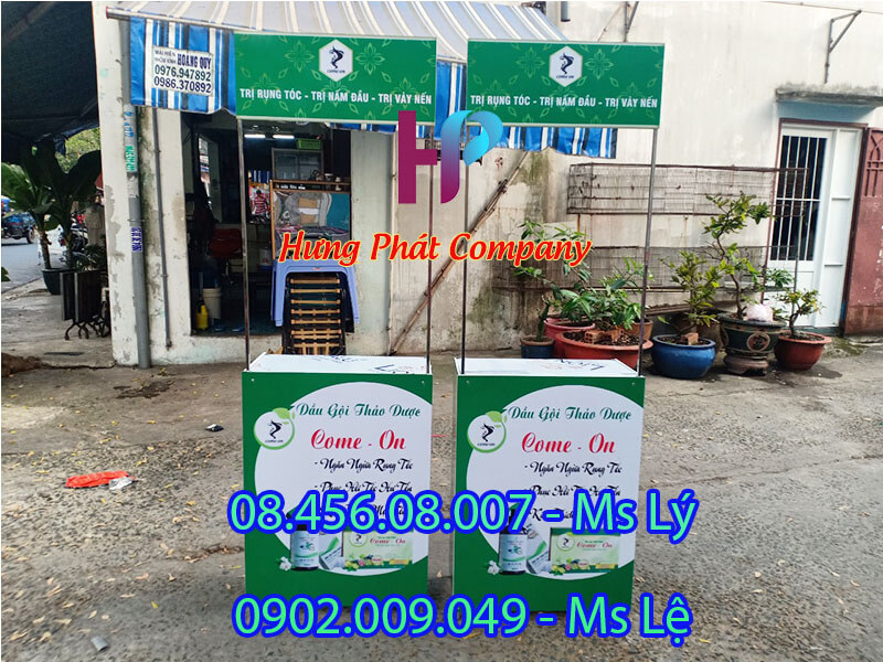 booth sắt sampling lắp ráp
