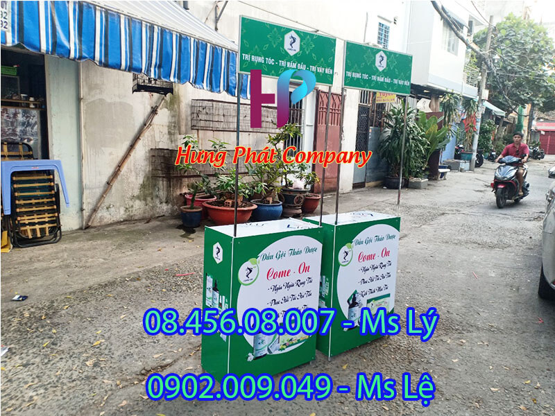 booth sắt sampling lắp ráp đa năng
