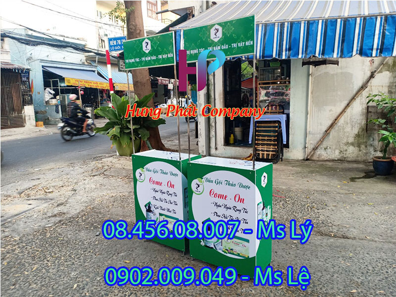 booth sắt sampling lắp ráp giá rẻ