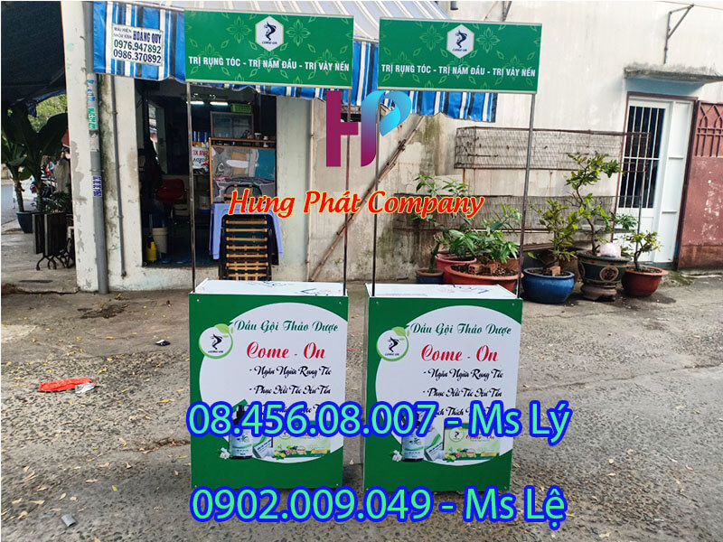 booth sắt sampling lắp ráp lưu động