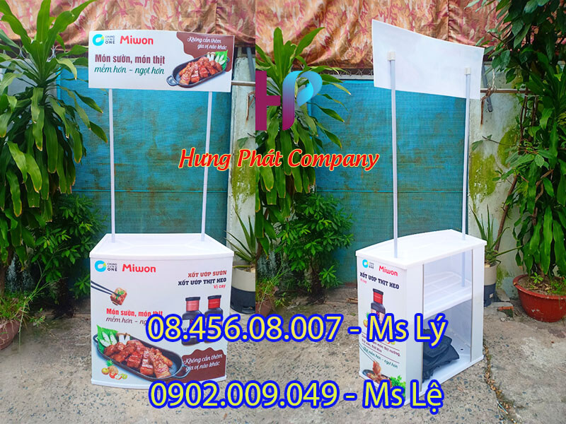 quầy sampling nhựa lắp ráp giá rẻ