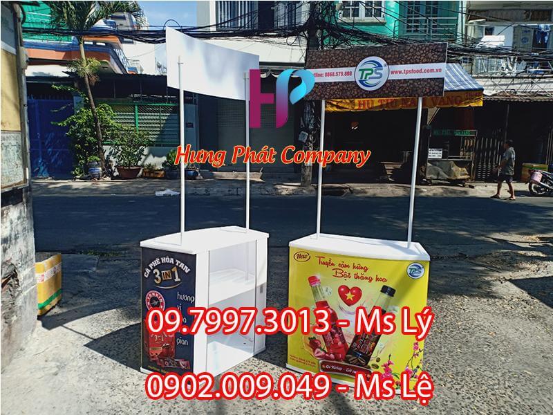 booth lắp ráp bán hàng bằng nhựa nhập khẩu