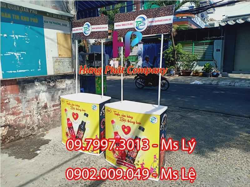 booth lắp ráp bán hàng bằng nhựa