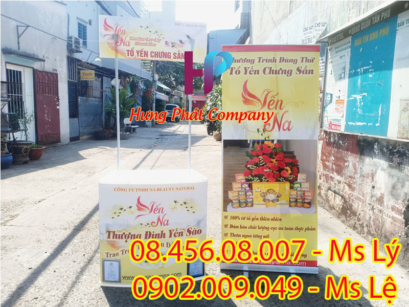 quầy thị trường lắp ráp đẹp