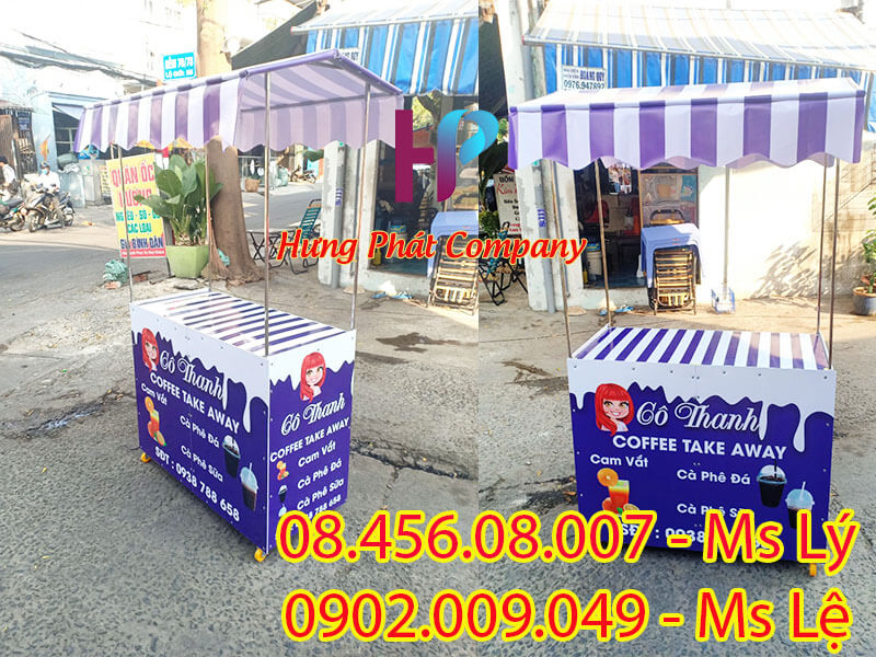 quầy lắp ráp bán hàng lưu động cà phê