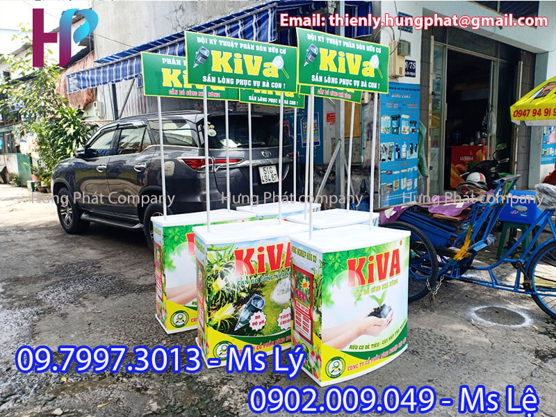 Quầy nhựa lắp ráp lưu động đẹp