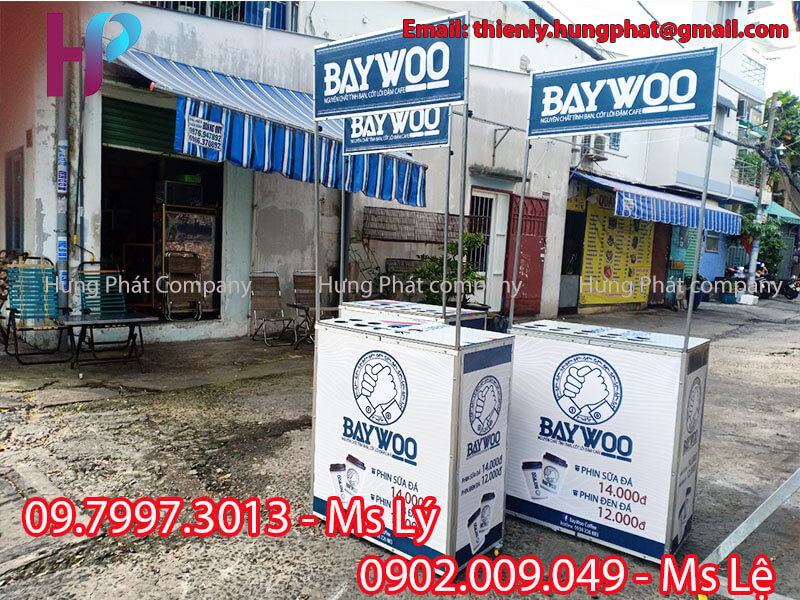 quầy bán cà phê take away lưu động