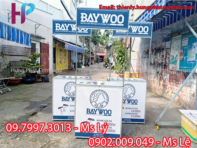 quầy bán cà phê take away lưu động lắp ráp