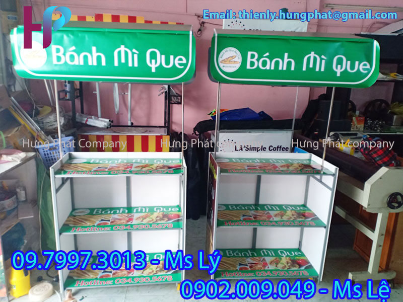 quầy lắp ráp bán bánh mì que giá rẻ