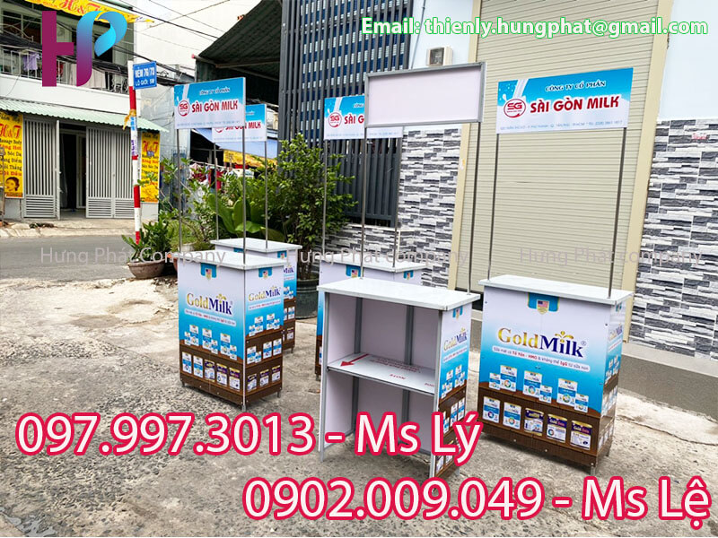 booth lắp ráp mang đi tiếp thị
