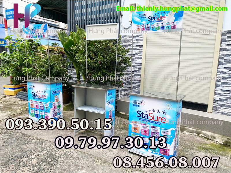 quầy sắt lắp ráp tiếp thị sản phẩm giá rẻ