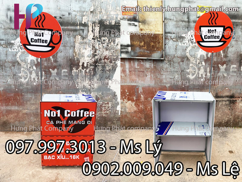 xe cà phê take away nhỏ gọn
