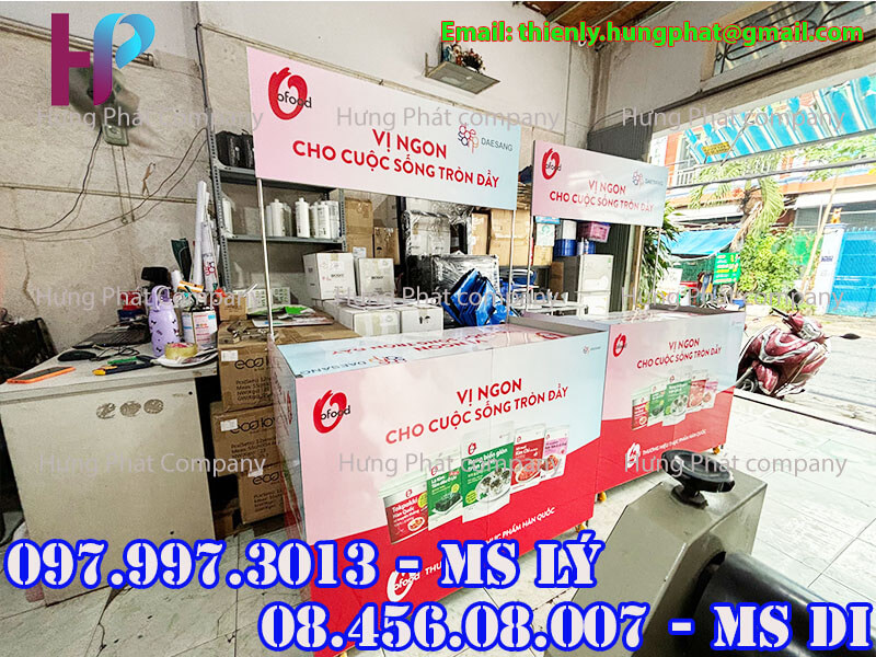 quầy bán hàng siêu thị lưu động giá rẻ