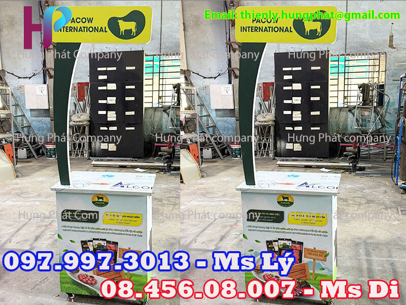 quầy xe lắp ráp di động tiếp thị