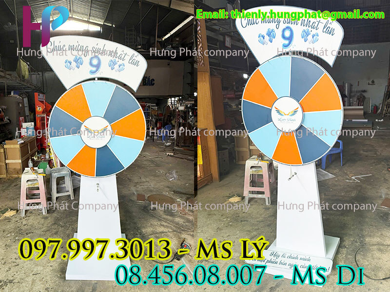 vòng quay khuyến mãi sản phẩm lưu động