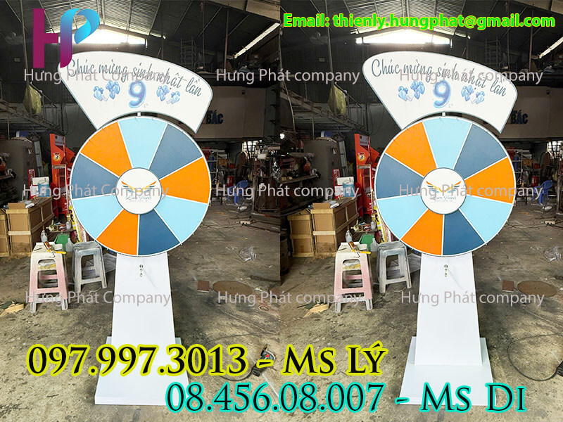 vòng quay khuyến mãi sản phẩm tiếp thị