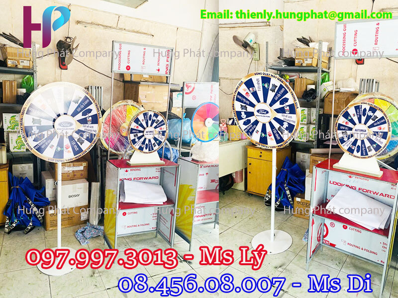 vòng quay may mắn quảng cáo giá rẻ