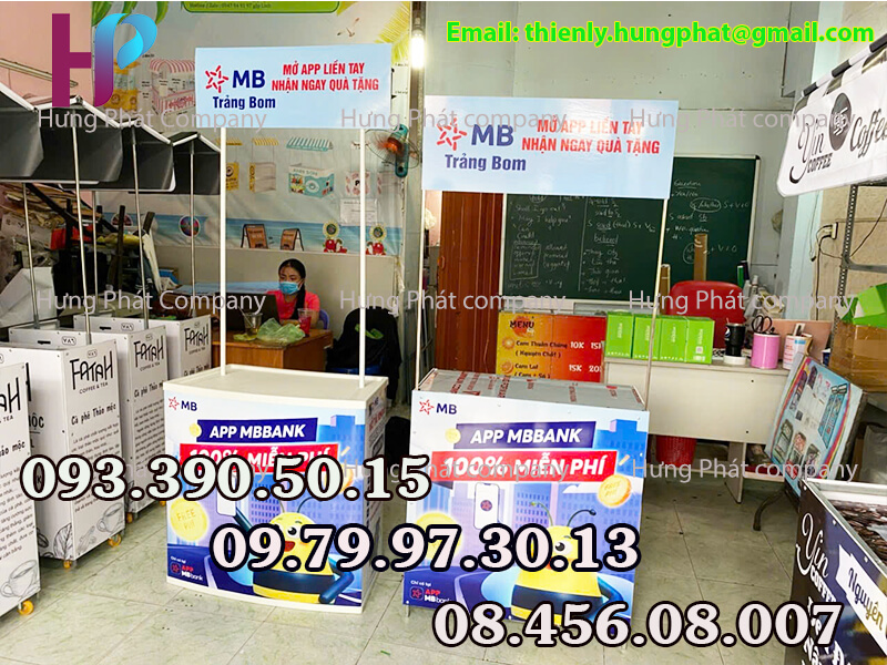 quầy tiếp thị lưu động ngân hàng