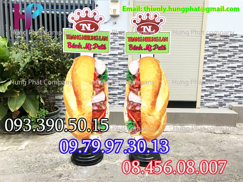 bảng hiệu ổ bánh mì chả