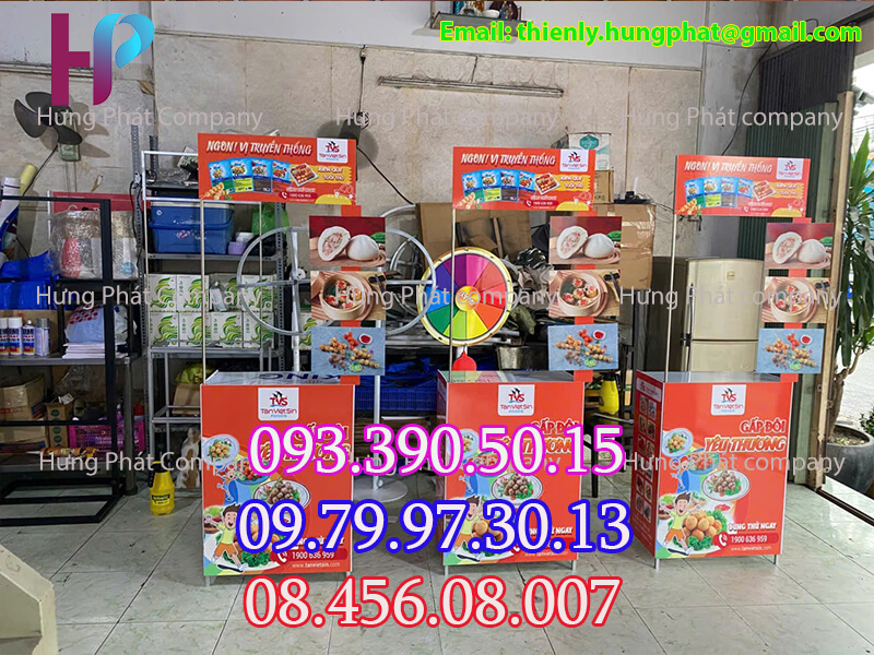 quầy trưng bày sản phẩm siêu thị viet sin foods