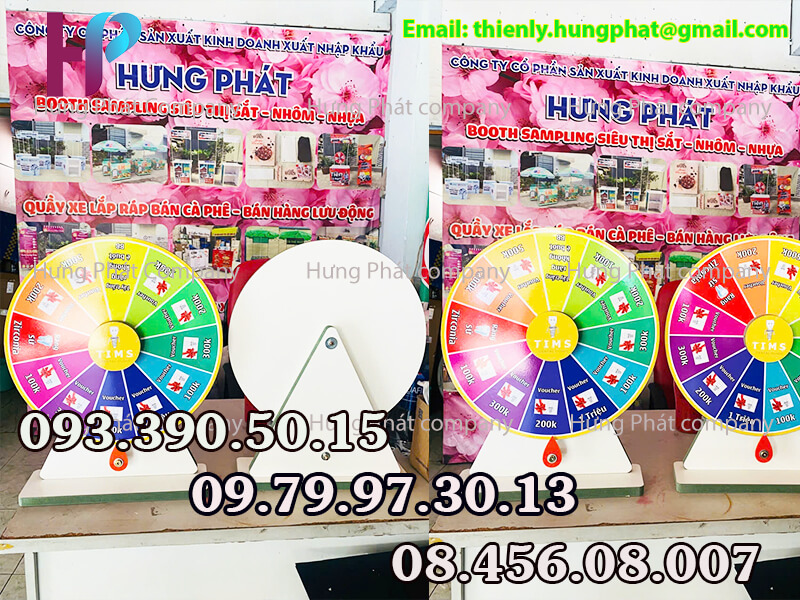 vòng xoay may rủi để bàn gấp gọn