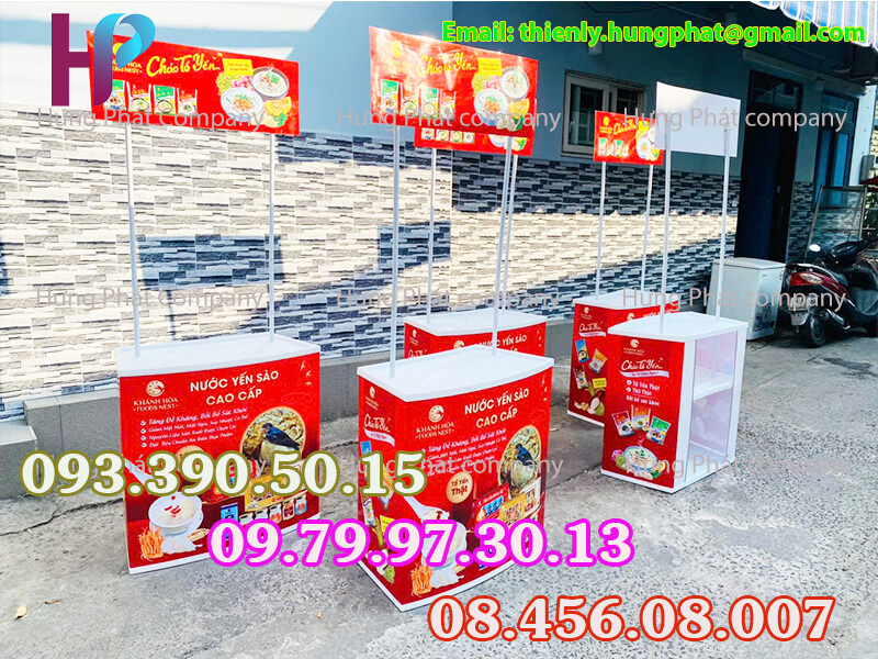 quầy sampling gấp gọn giá rẻ